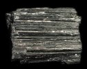 Schorl (black tourmaline) with striations