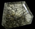 Tourmalinated quartz (Sagenitic quartz)