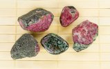 Zoisite with ruby