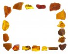 Rough amber in various colors and shapes