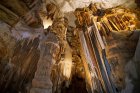 Calcite formation in large caves